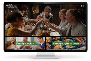 Nutley NJ web design for Simply Cook It!