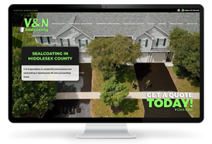 Spotswood NJ web design for V & N Sealcoating